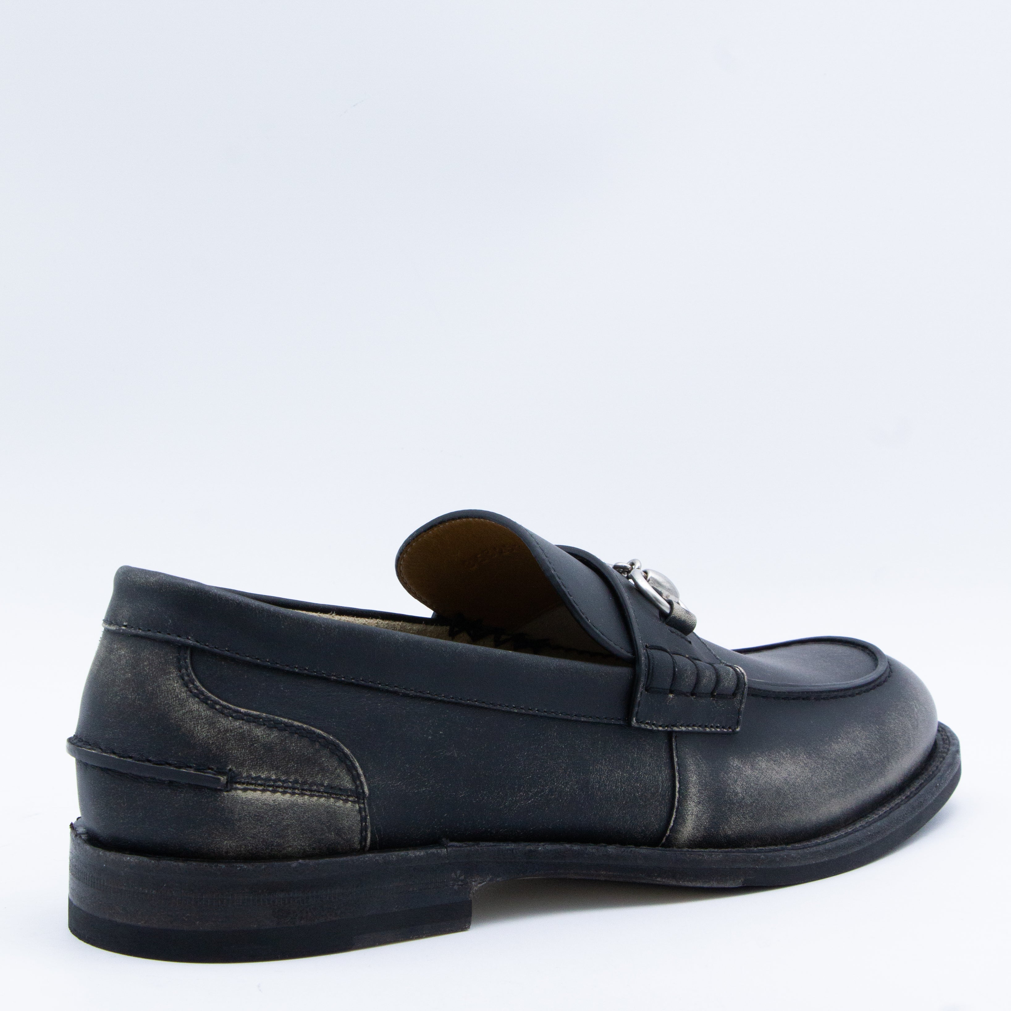 Gucci Flat Shoes Washed Black _cover Le Sole El