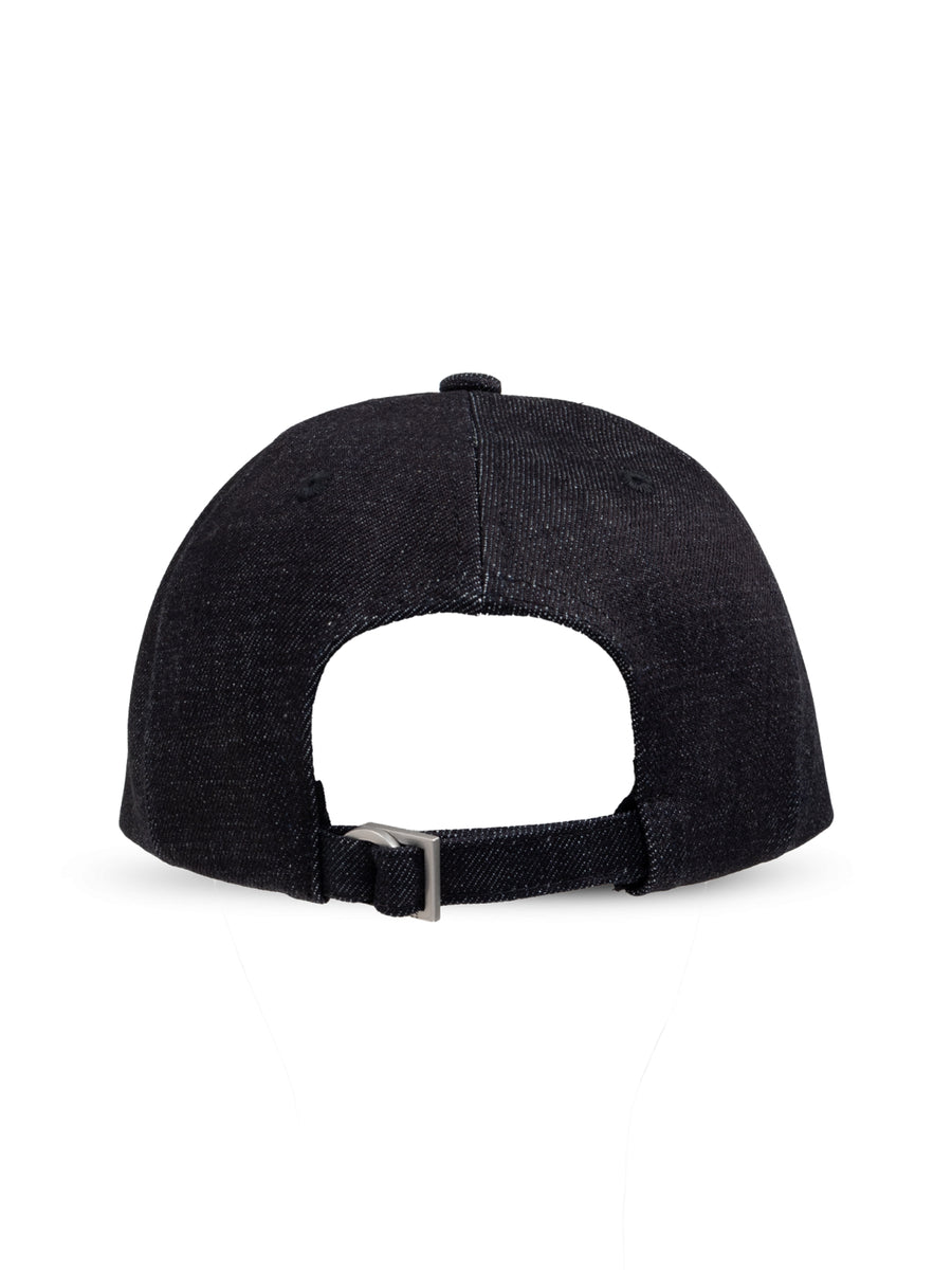Jacquemus 255AC7181782380 100% Cotton baseball cap in navy