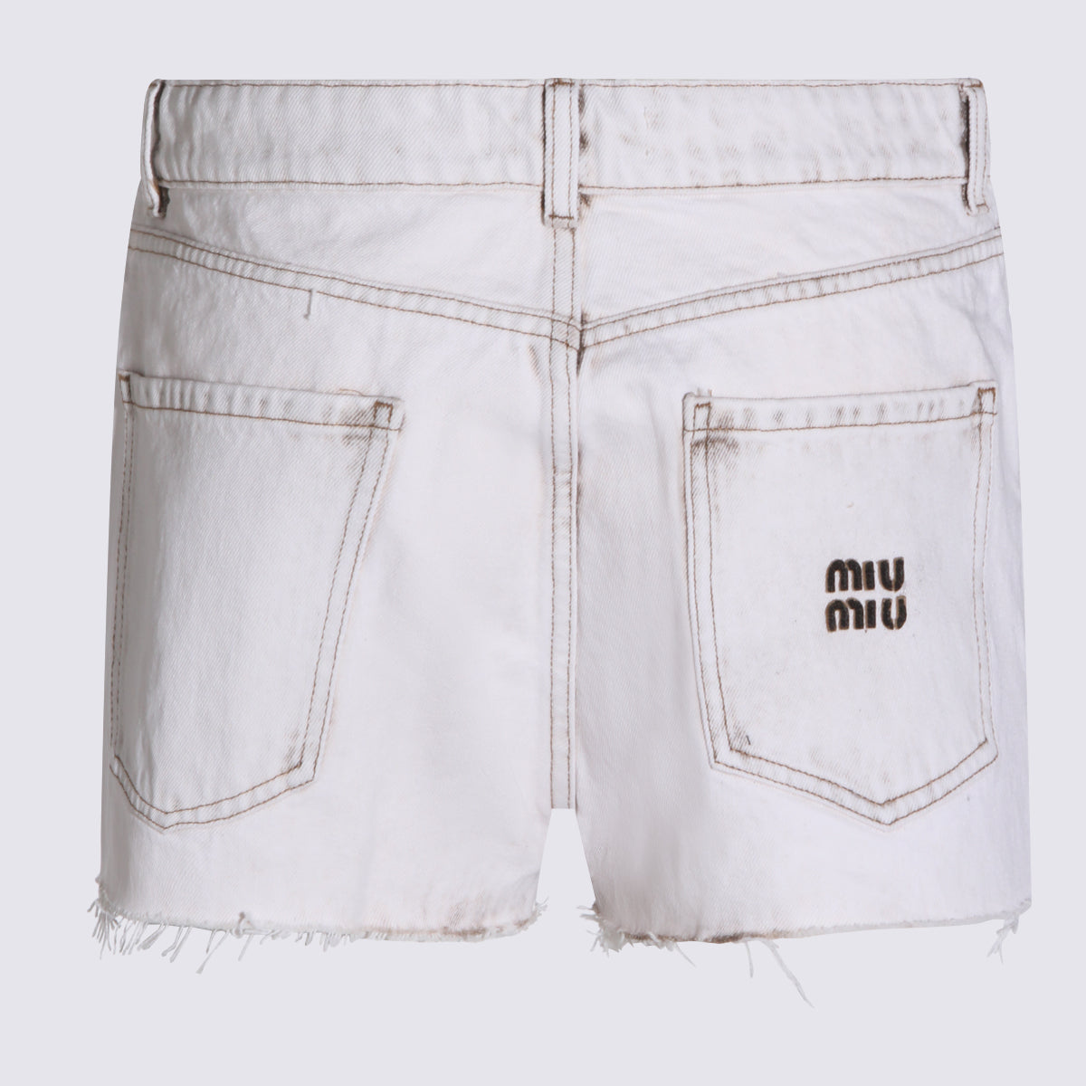 Miu Shorts White _co