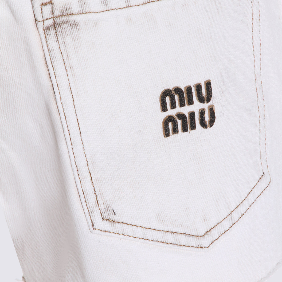 Miu Shorts White _co