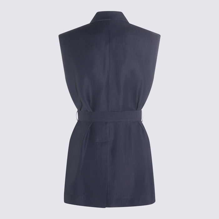 Brunello Cucinelli Top Blue Abisso _vi Li