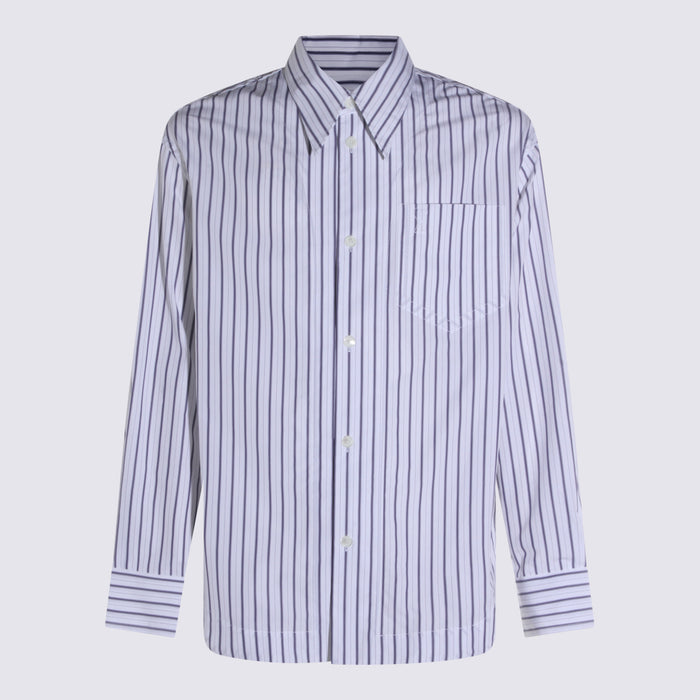 Ami Paris Shirts White-blue _co