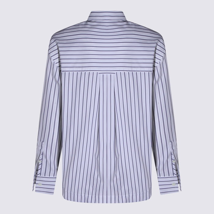 Ami Paris Shirts White-blue _co