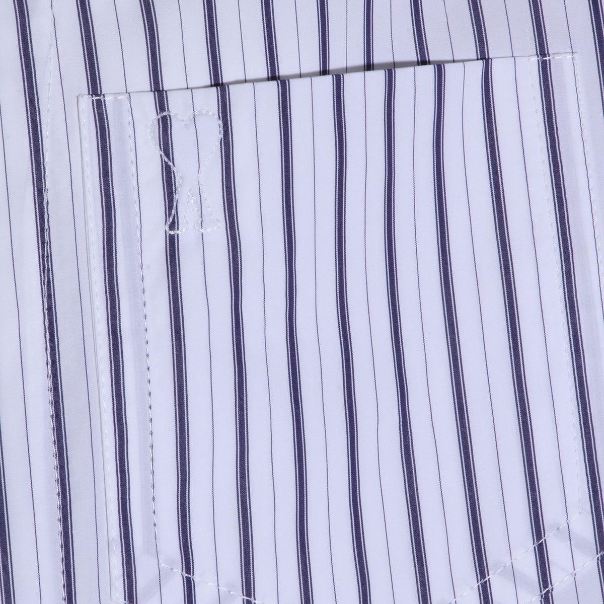 Ami Paris Shirts White-blue _co