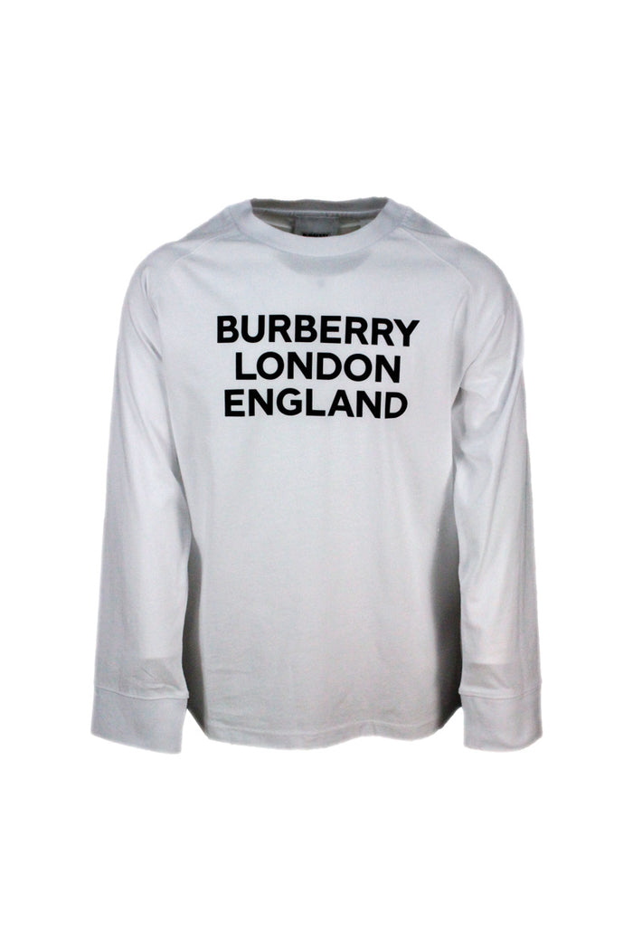 Burberry T-Shirts And Polos White 100co