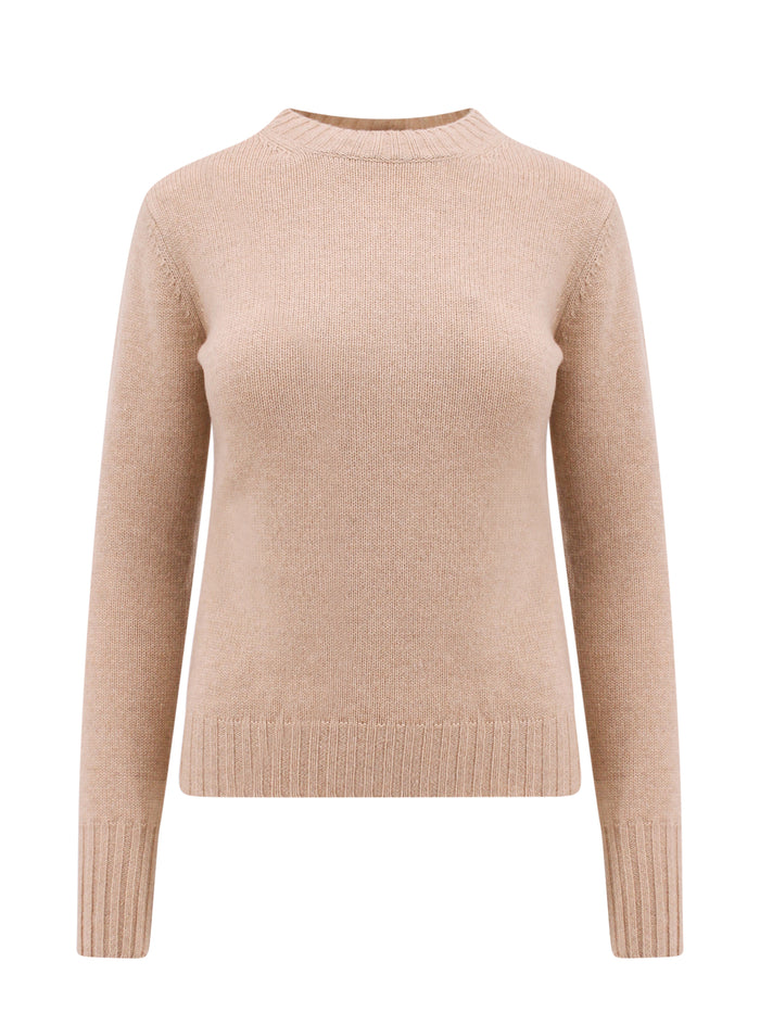 Max Mara Sweaters Beige Cashmere