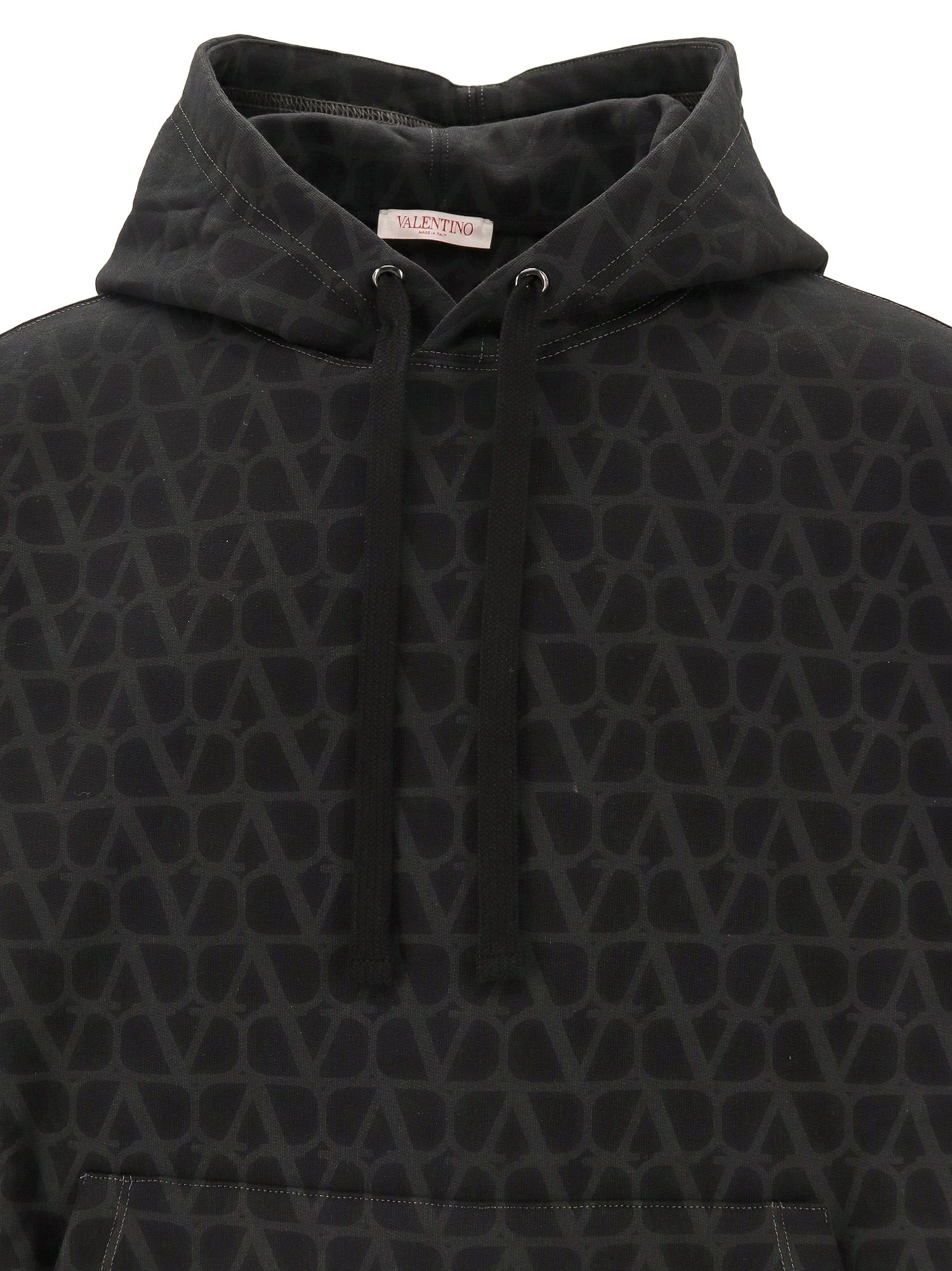 Valentino Sweaters Black Cotone