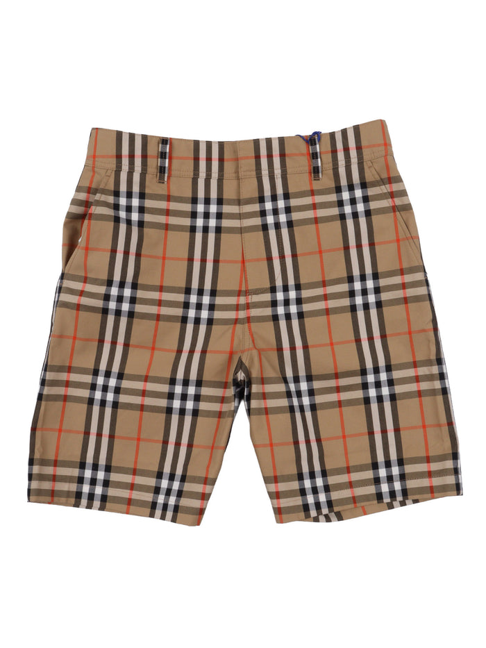 KID BOY SHORTS Beige Cotton