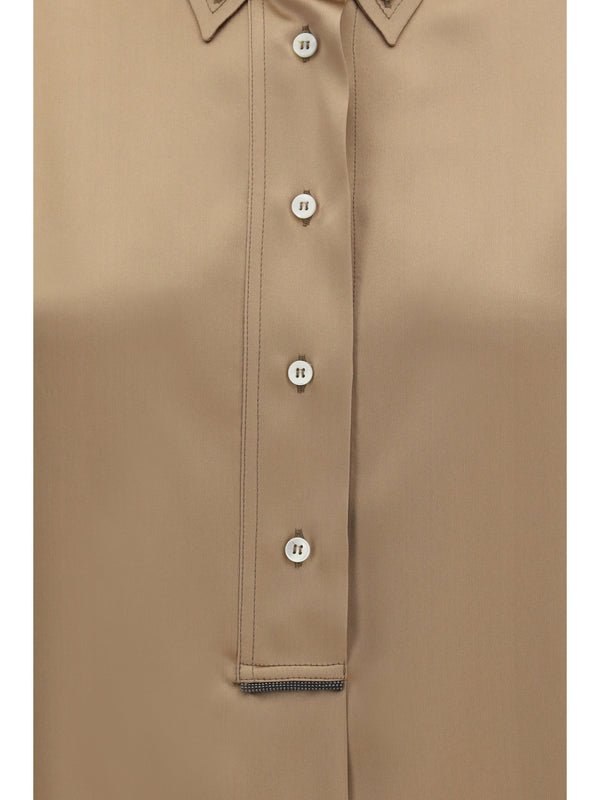 Silk Shirt Praline