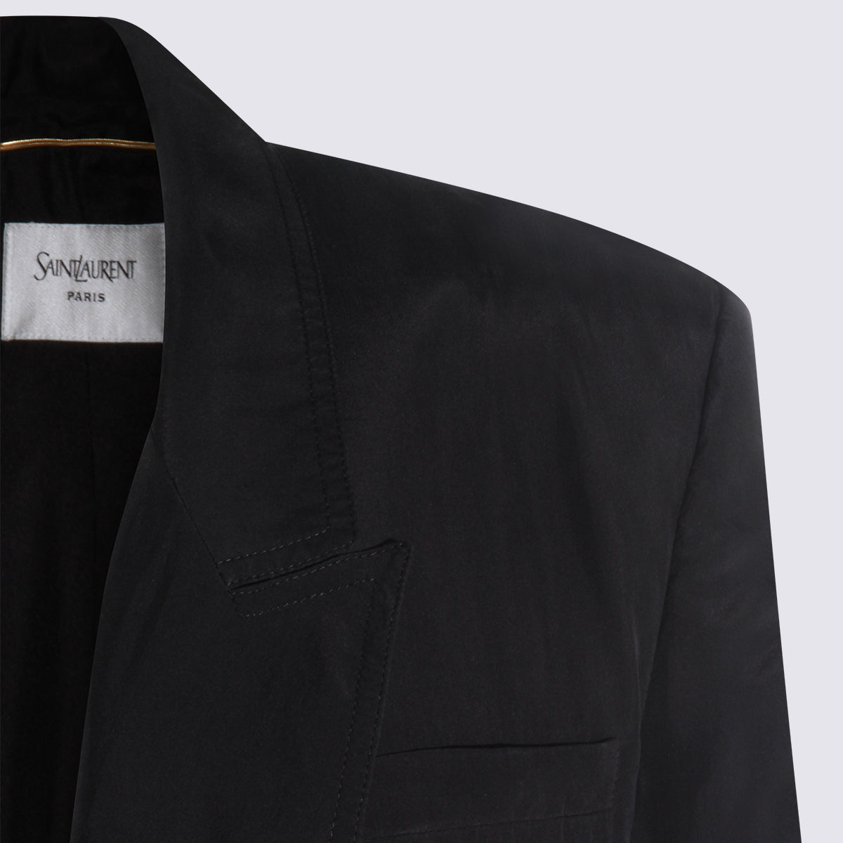 Saint Laurent Jackets Black _silk