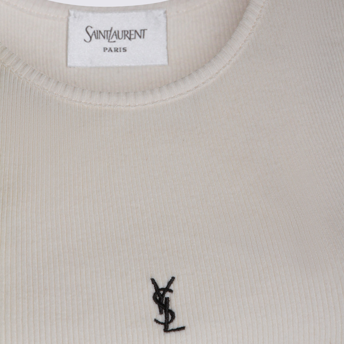 Saint Laurent Top Naturel/noir _co