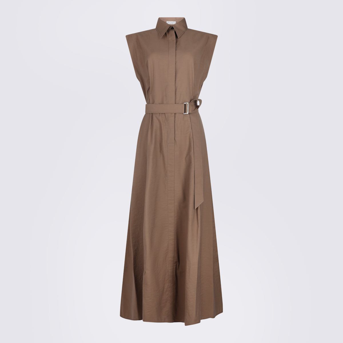 Brunello Cucinelli Dresses Leather Brown _co Pa