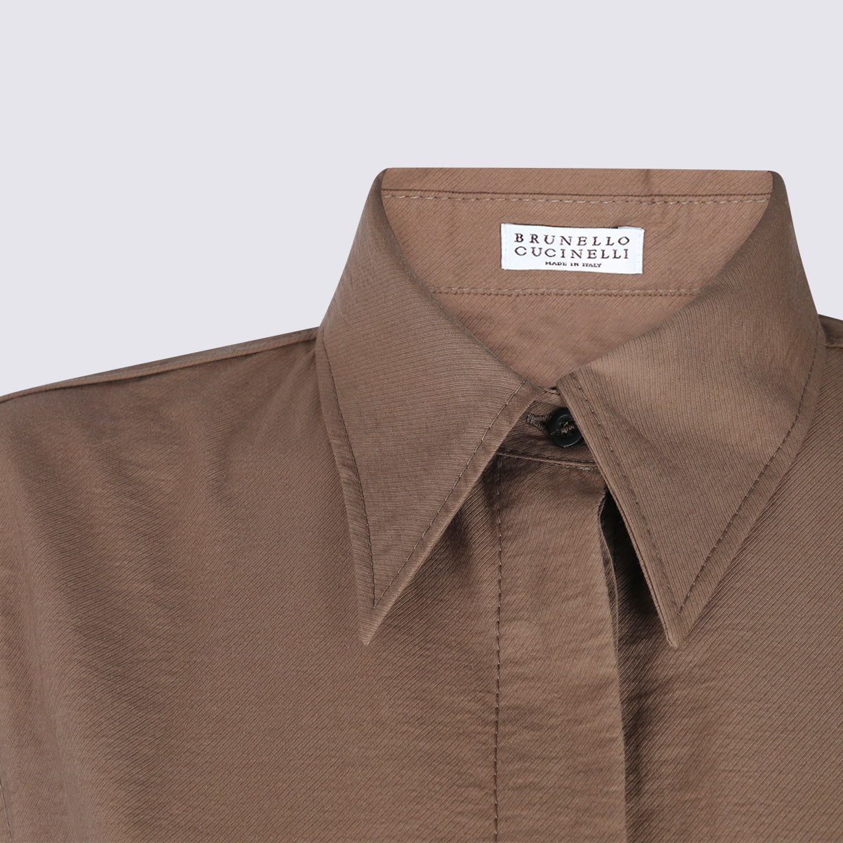 Brunello Cucinelli Dresses Leather Brown _co Pa