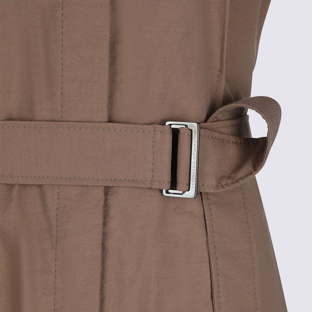 Brunello Cucinelli Dresses Leather Brown _co Pa