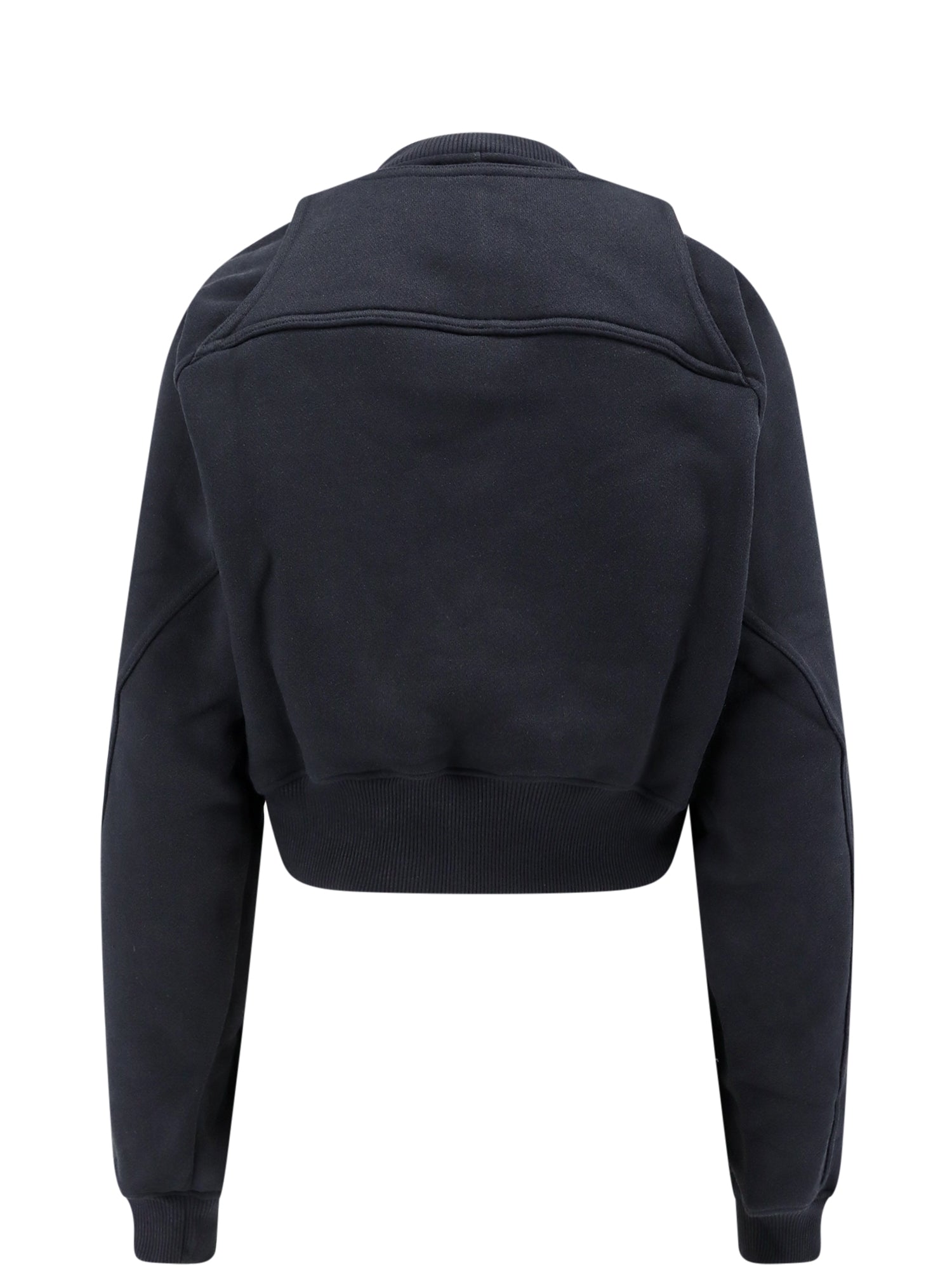 Off White Sweaters Black Cotone