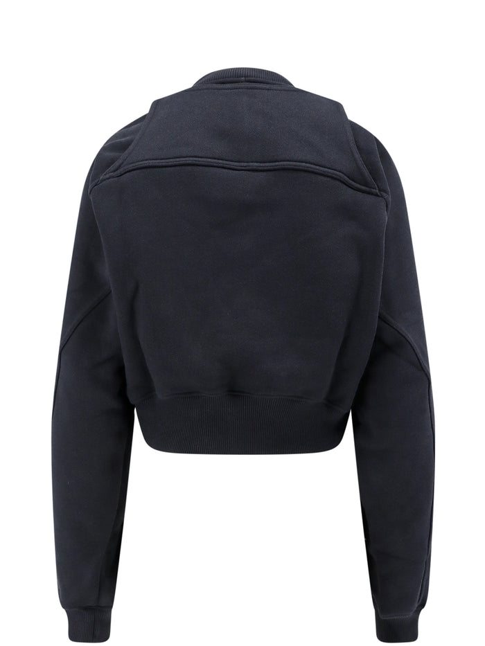 Off White Sweaters Black Cotone