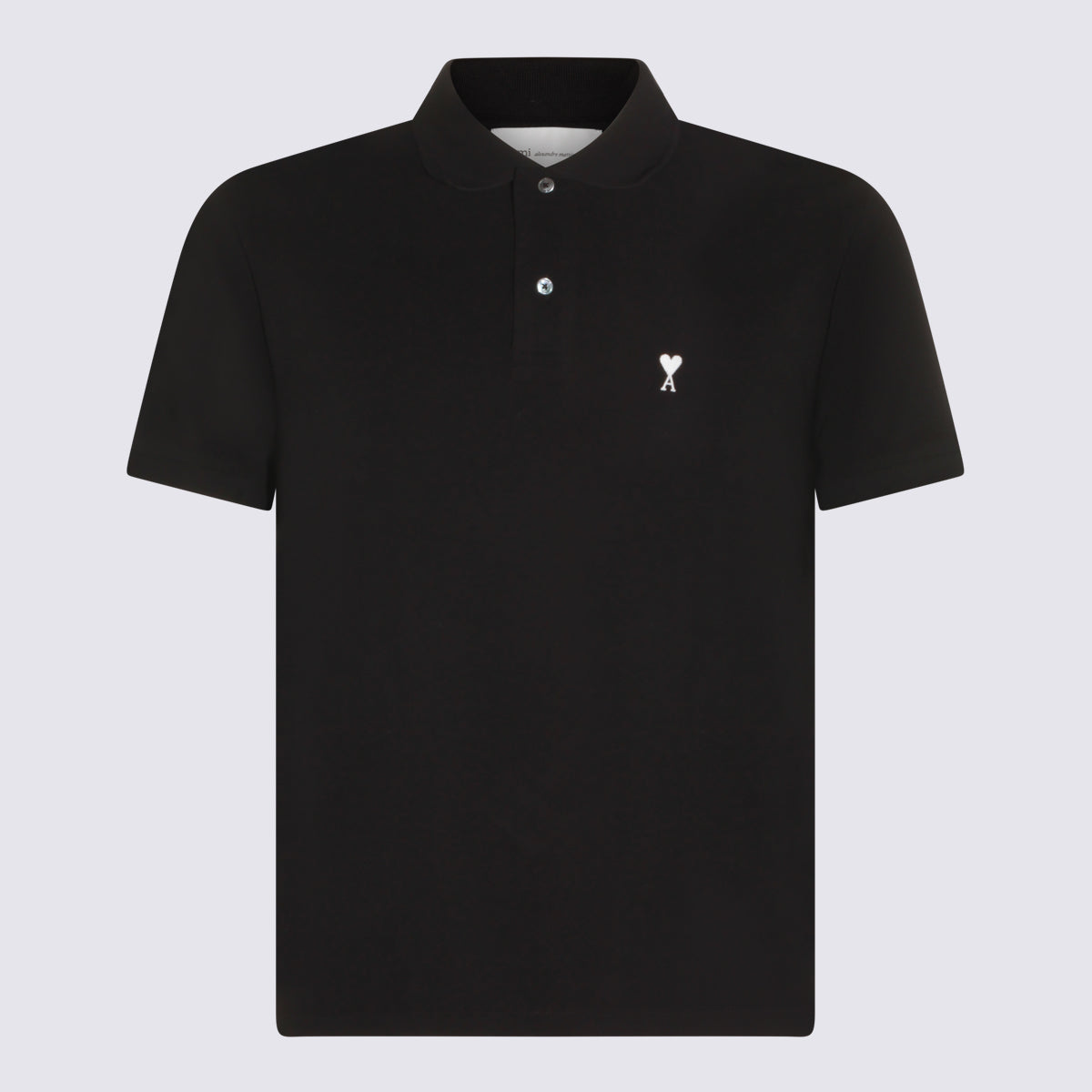 Ami Paris T-shirts and Polos Black _co