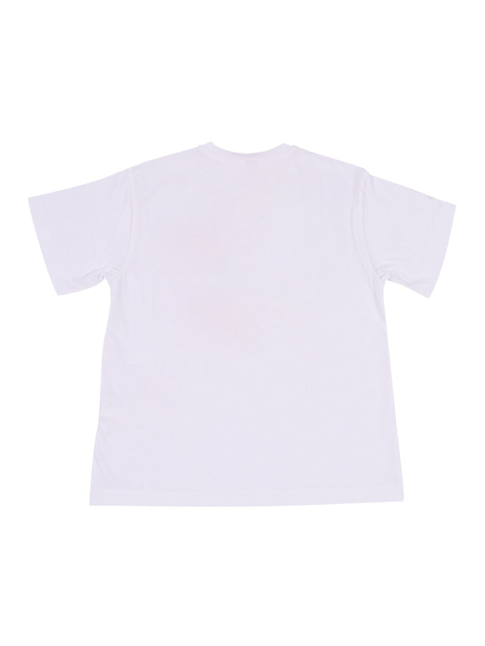 T-shirts White Cotton Short Sleeves T-shirt