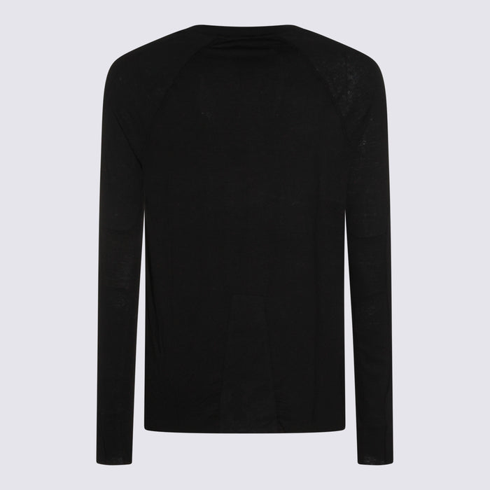 Thom Krom T-Shirts And Polos Black _modal Ea