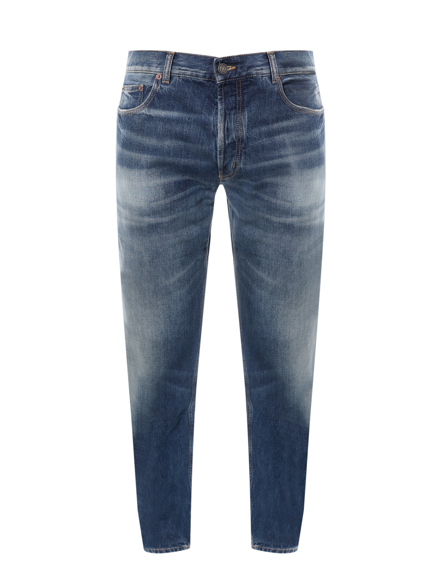 Saint Laurent Jeans Blue Cotone