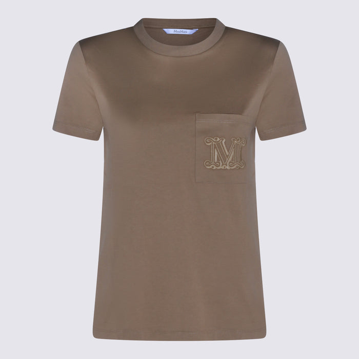 Max Mara T-shirts and Polos Beige _co