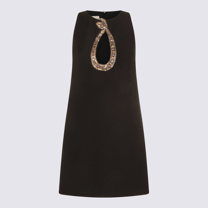 Valentino Dresses Nero/gold/silver