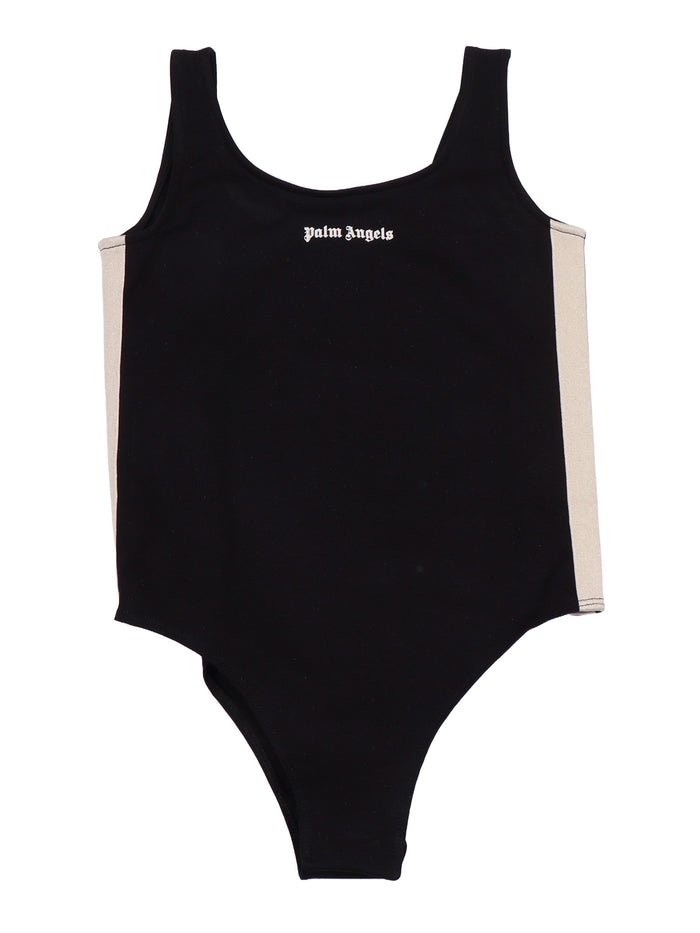 Track Body Girl Black Top &