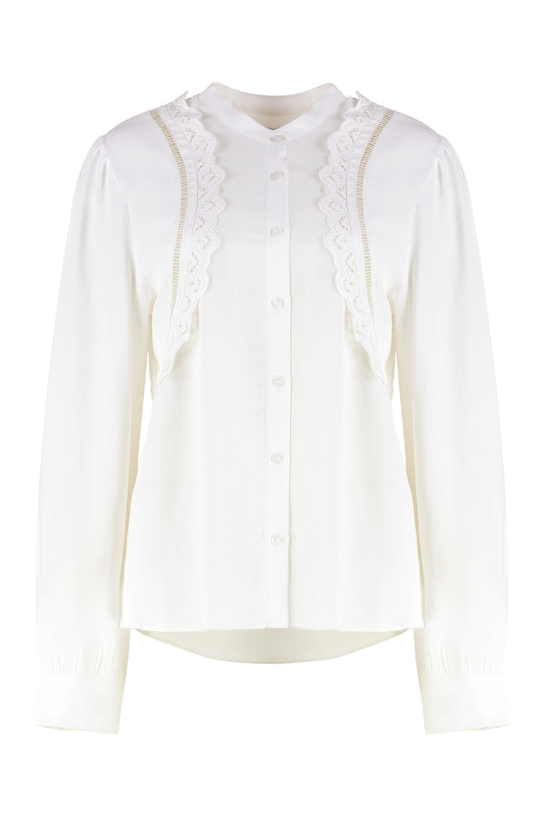 Blouse Filippa White Viscose Blouses