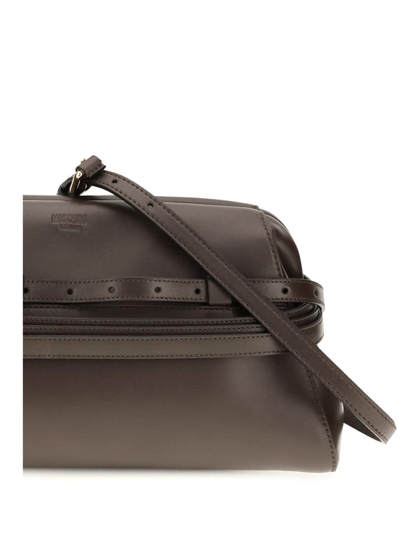 Handbag Nappa Chocolate Shoulder Bags