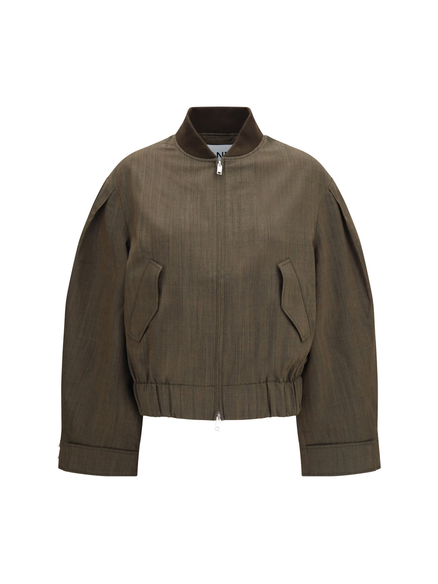 Bomber Jacket Lightweight Wool Canteen Merino