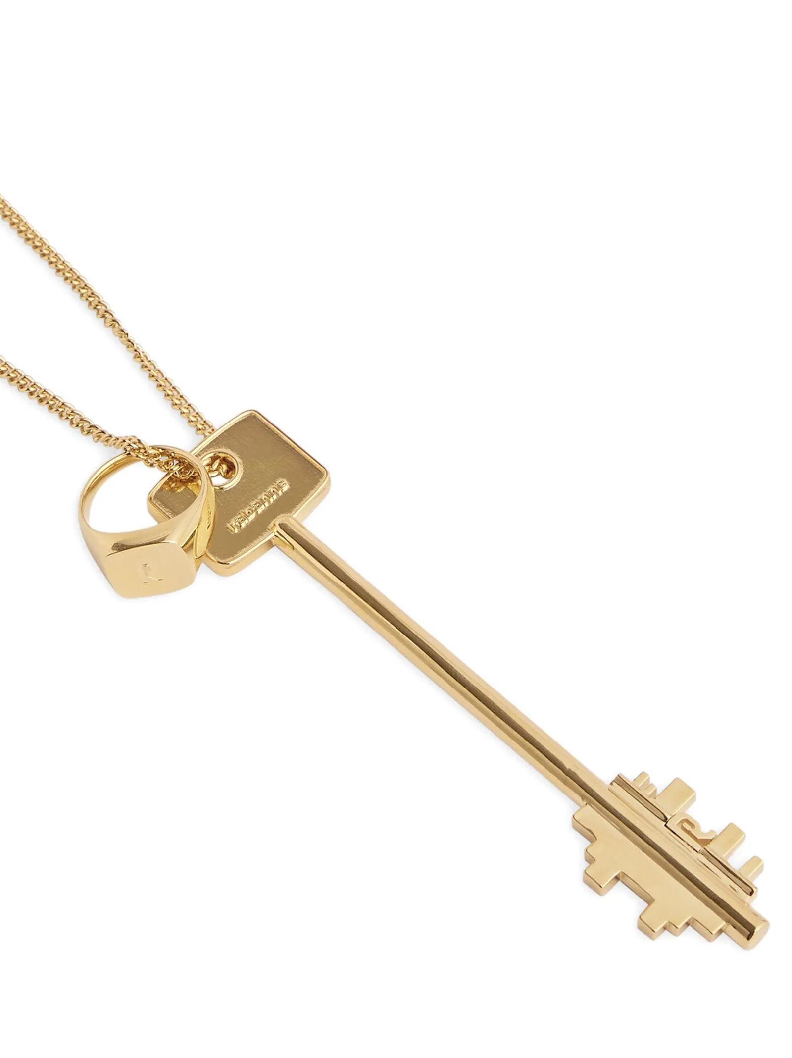 Key necklace Gold Laiton Jewelry