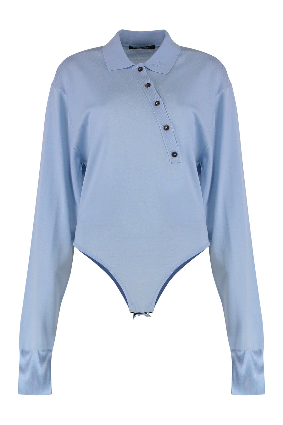 The Tordu Merino Bodysuit Light Blue Wool Tops