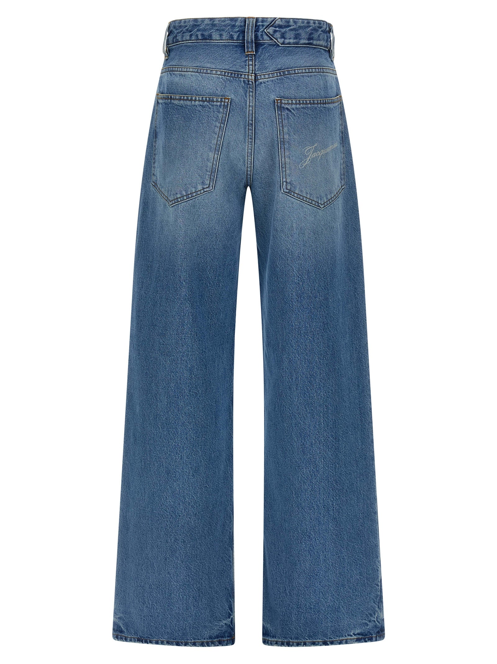 Le De-Nîmes Large jeans Light Blue Cotton