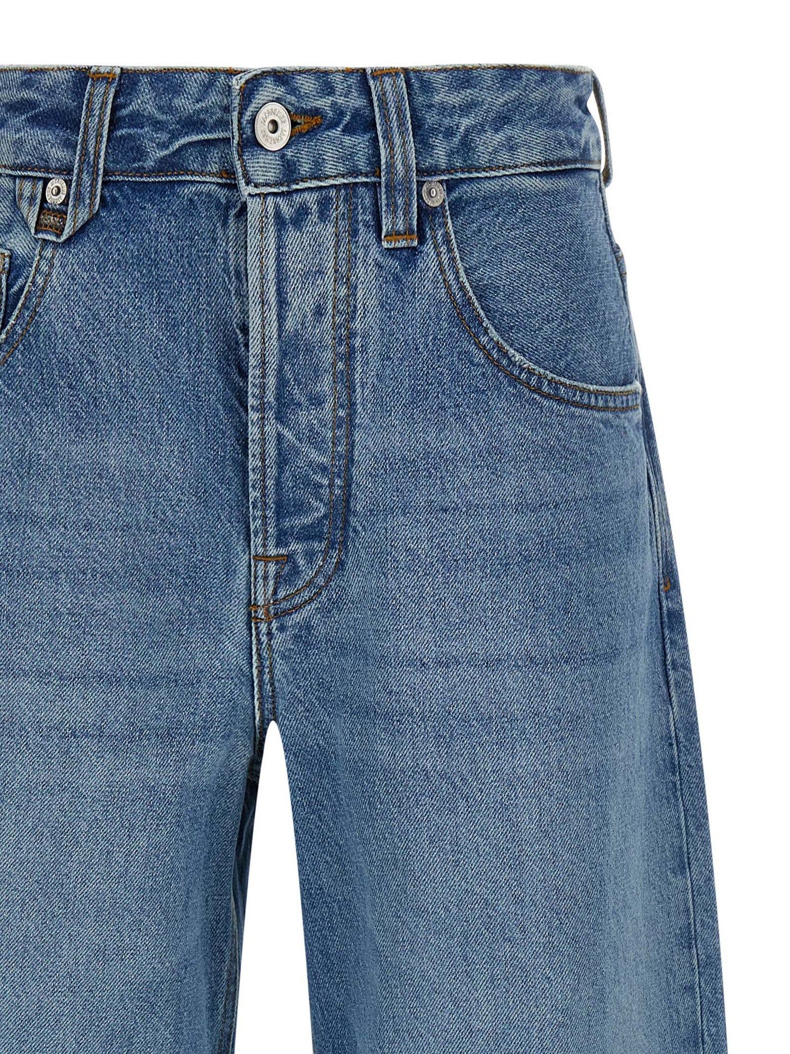 Le De-Nîmes Large jeans Light Blue Cotton