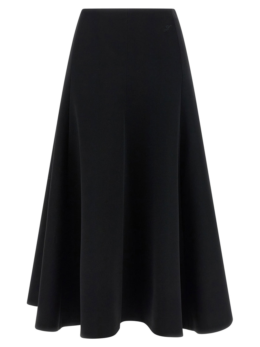 Jacquemus La Jupe Triangle Skirt — Black