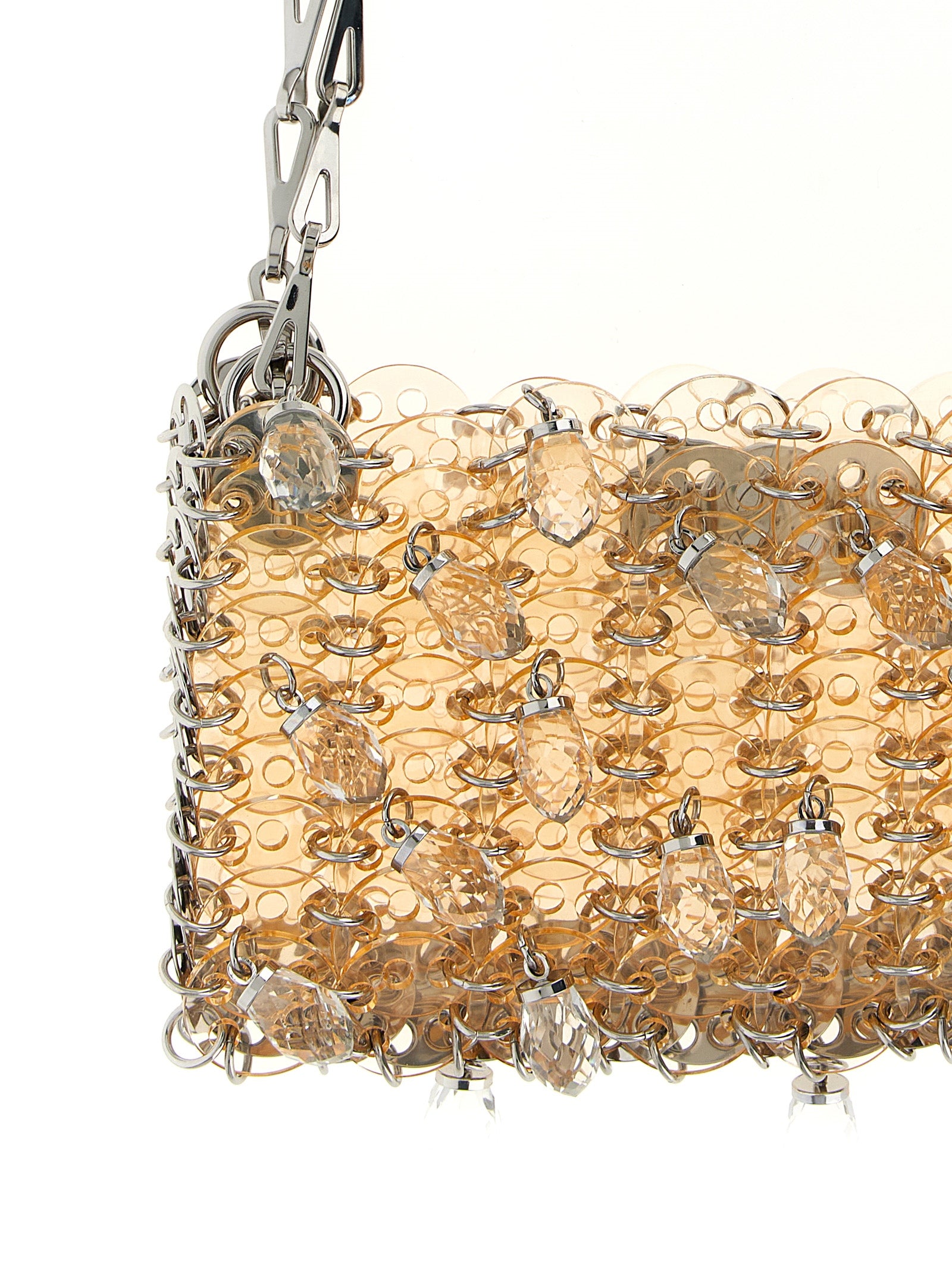 1969 Nano Crystal Resin shoulder bag Pink Synthetic Resins Pt Sst