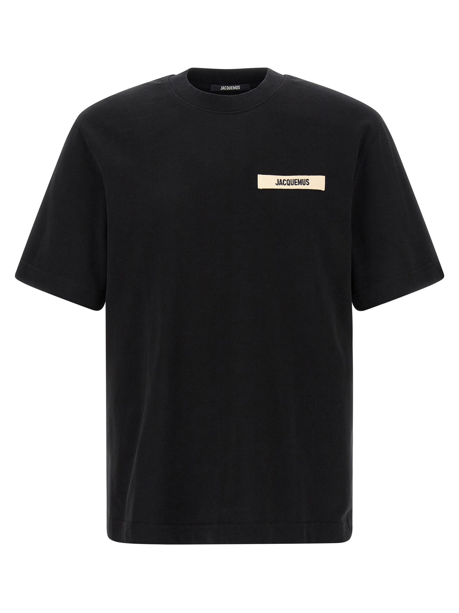 Gros Grain T-Shirt Black Cotton