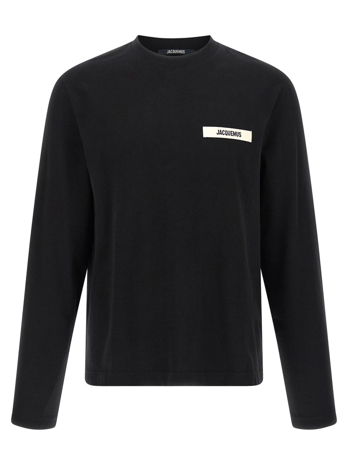 Le T-shirt Gros-Grain Black Cotton