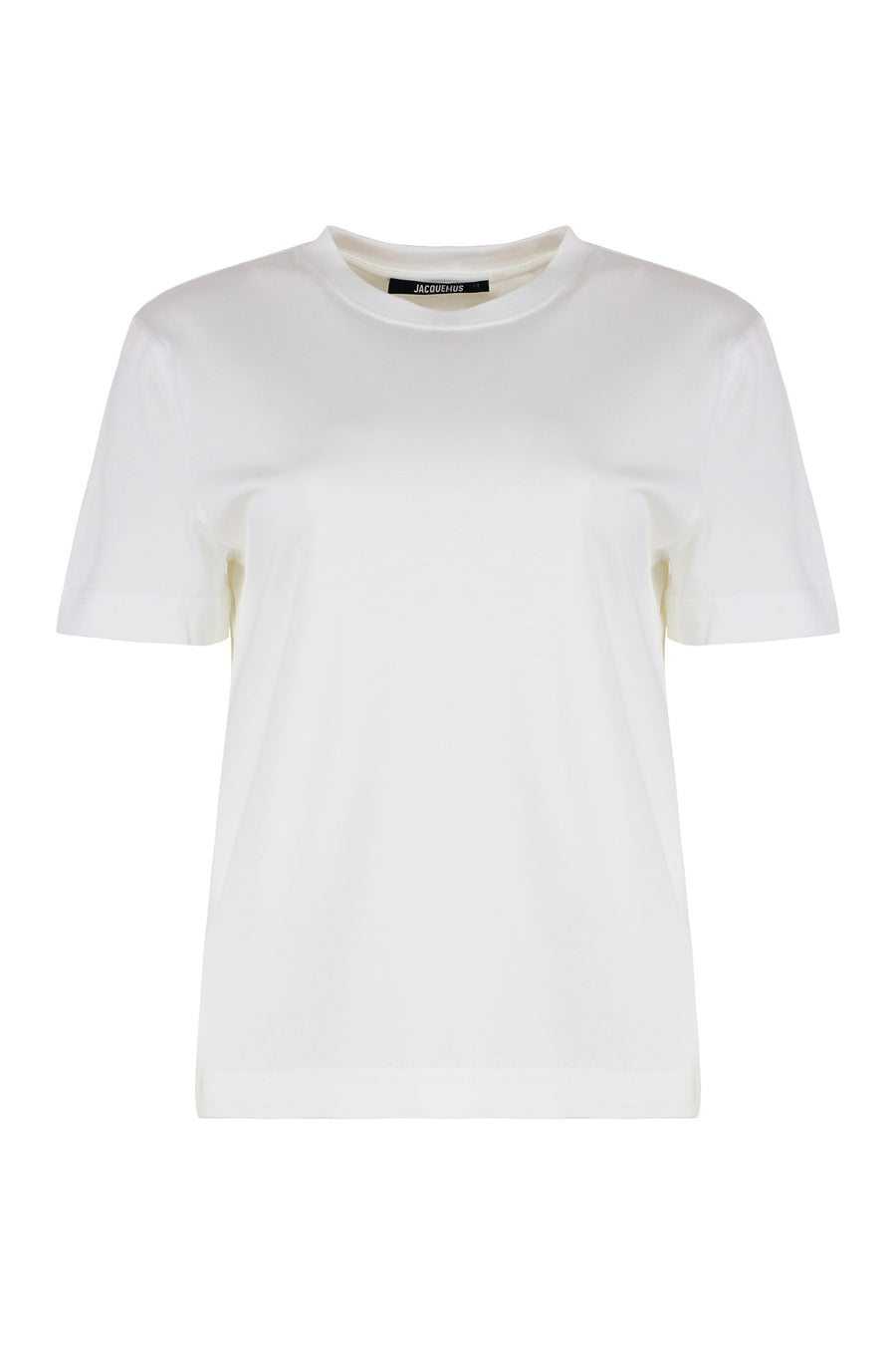 Crew-Neck T-Shirt Grosgrain Cotton White T-shirts & Jerseys