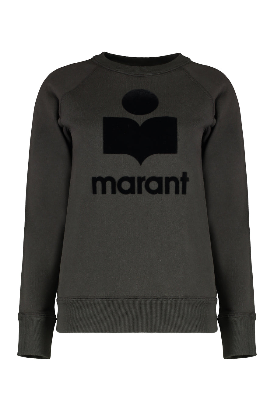 Isabel Marant Millyny Logo Sweatshirt Black Cotton Sweatshirts