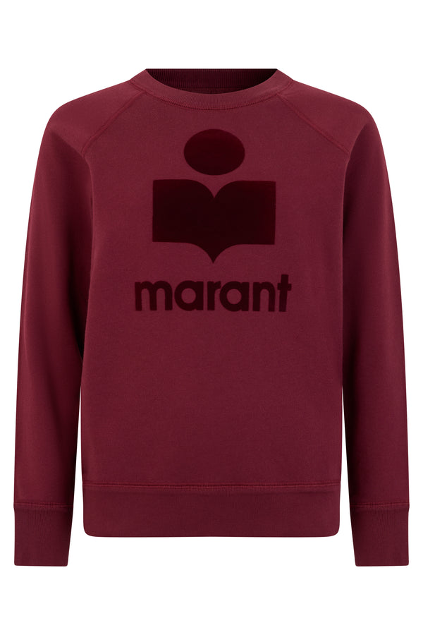 Graphic Hoodie, Burgundy Burgundy/burgundy Cotton Sweatshirts