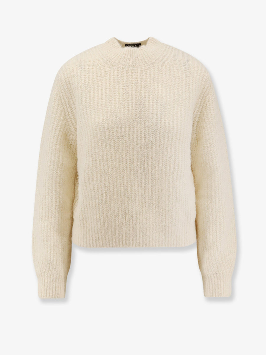 Wool Blend Sweater Beige Alpaca