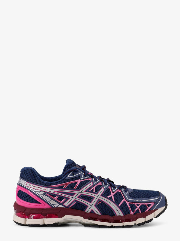 Low-Top Mesh Sneakers Blue Polyester Trainers