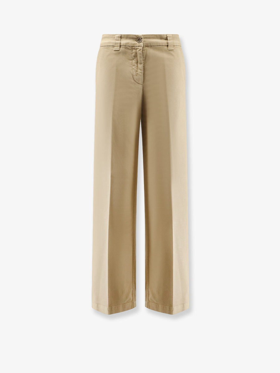 Trousers Cotton Green