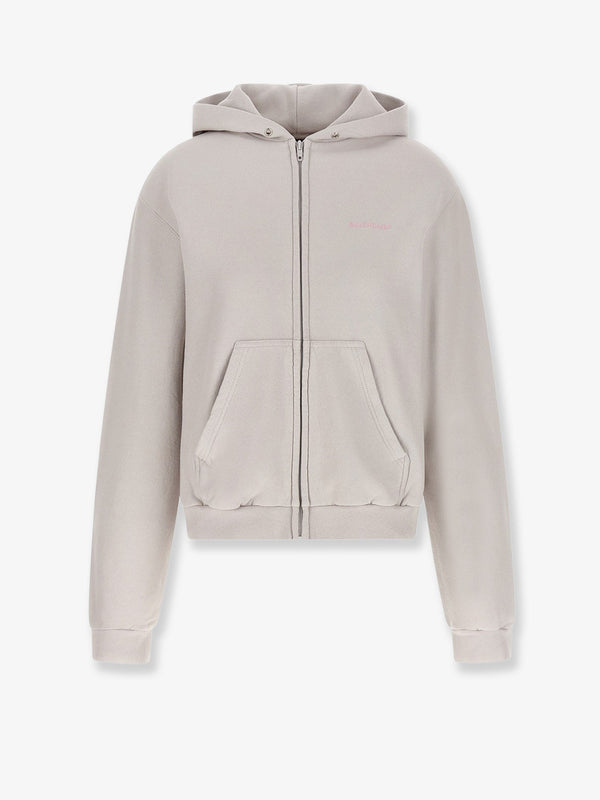 Cotton Hooded Sweatshirt Grey Sweatshirts