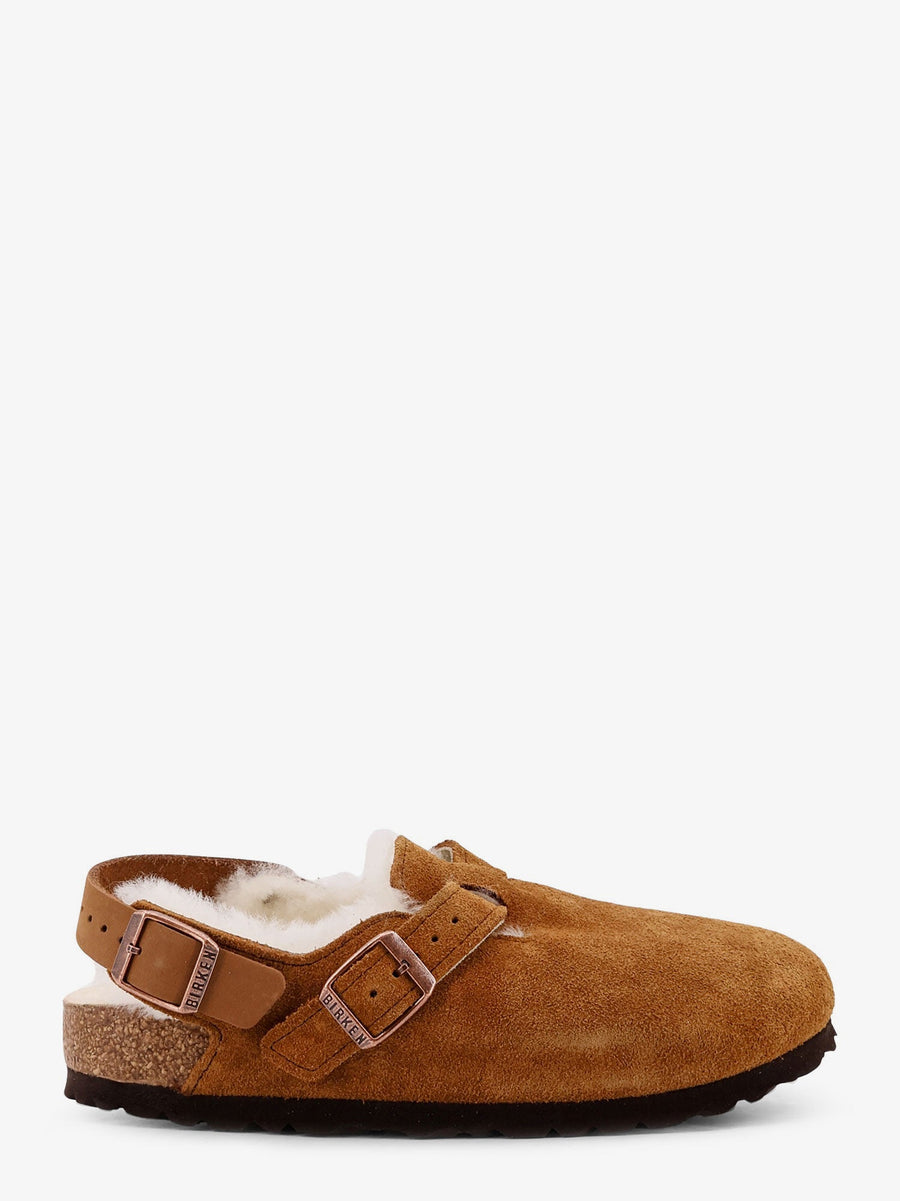 Tokio Inside Shearling Suede Mule Brown Pelle Sandal