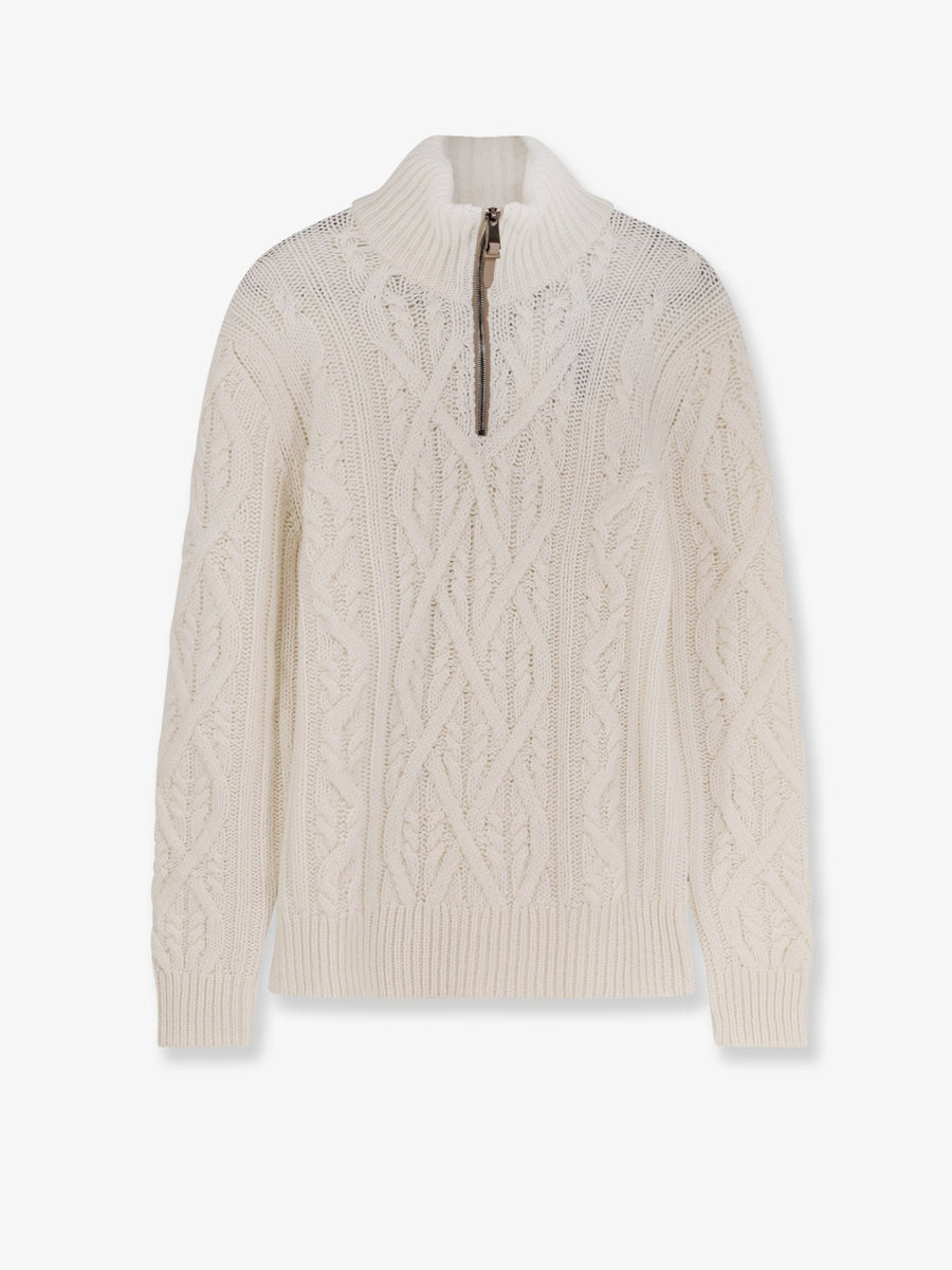Sweater Harpreno White Virgin Wool