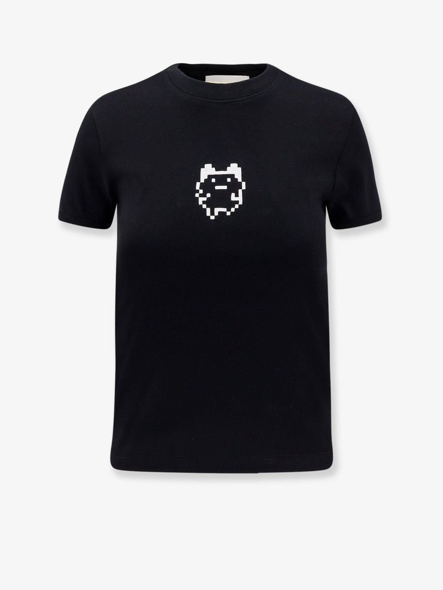 Coperni X Tamagotchi Organic Cotton T-Shirt Black T-shirts & Jerseys