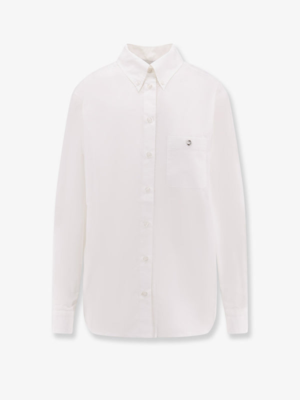 Boyfriend Popeline Cotton Shirt White