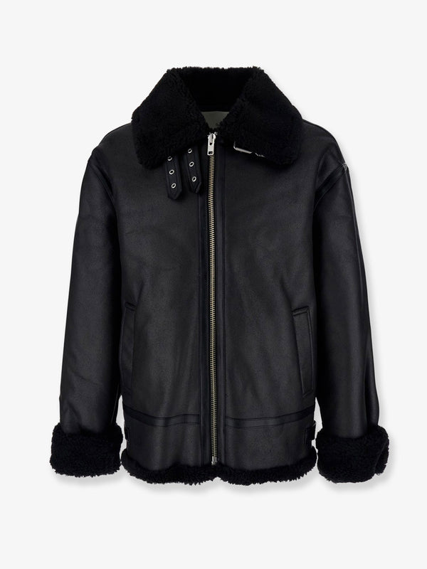 Unisex Eco-Shearling Jacket Black